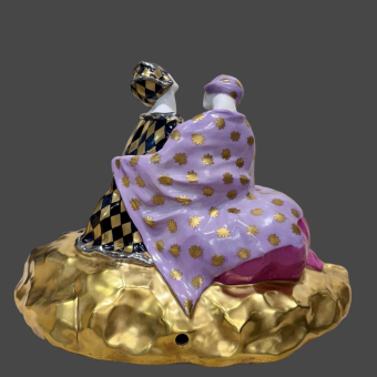 Скульптурная композиция «Арлекин и Коломбина», Австрия, 1930-е гг.