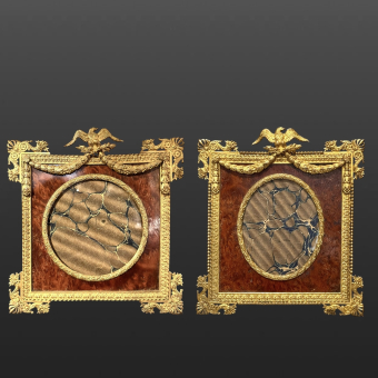 Кабинетные парные рамки для фото, Россия, мастерская «Фёдорова А.В.», XX век