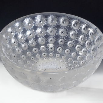 Ваза для фруктов “Nemours”, Франция, фирма "Lalique", XX век