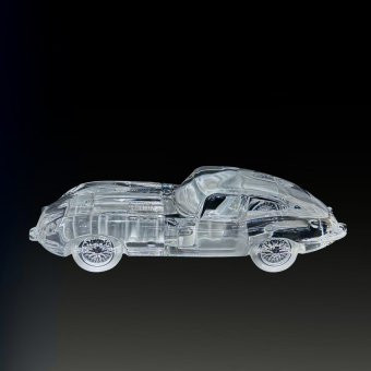 Модель автомобиля "​Jaguar Type-E", Франция, фирма "Daum", XX век