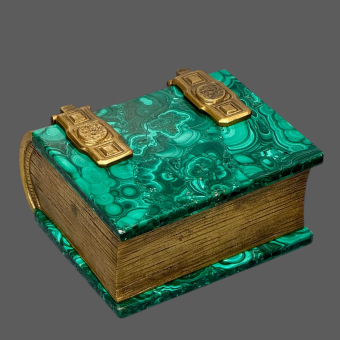 ​Шкатулка в виде книги, Россия, XIX век