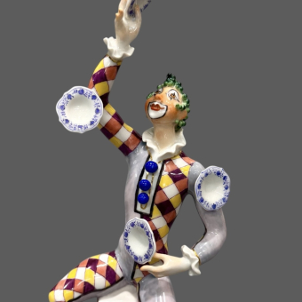 ​Скульптура жонглера, Германия, мануфактура "Мейсен", XX век, П. Штранг