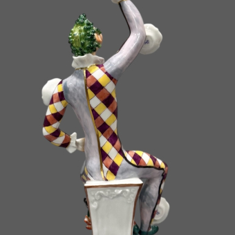 ​Скульптура жонглера, Германия, мануфактура "Мейсен", XX век, П. Штранг
