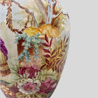 ​Ваза с крышкой, Германия, мануфактура "Royal Bohn", XIX век