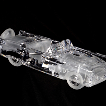 Модель автомобиля "Ford Thunderbird Convertible", Франция, фирма "Daum", XX век, К. Фроссарт