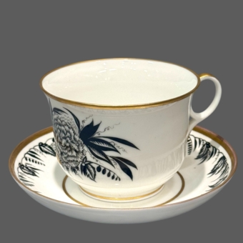 ​Чайная пара "Роза и гвоздика", Россия, ГФЗ, 1920 г.