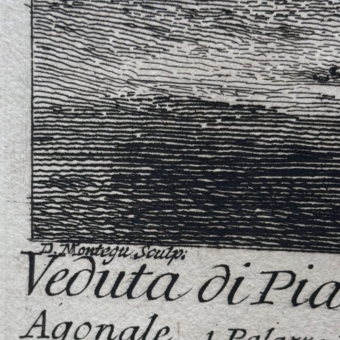 ​Гравюра «Площадь Навона в Риме», Италия,​ 1763 г.