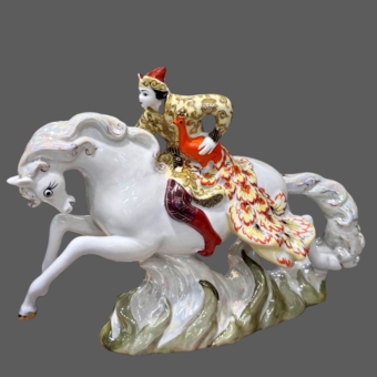 Скульптурная композиция «Иван-царевич с жар-птицей на коне», СССР, ЛЗФИ, 1956-1967 гг., Киселев А.А.