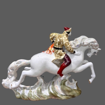Скульптурная композиция «Иван-царевич с жар-птицей на коне», СССР, ЛЗФИ, 1956-1967 гг., Киселев А.А.