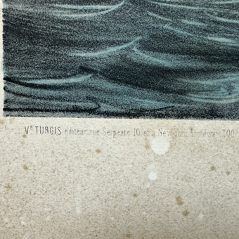 ​Литография «Севастополь», Франция, 1860-е гг.