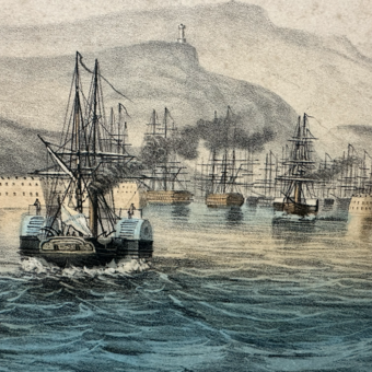 ​Литография «Севастополь», Франция, 1860-е гг.