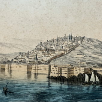 ​Литография «Севастополь», Франция, 1860-е гг.