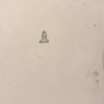 ​Фарфоровый пласт «Букет цветов», Германия, мануфактура "Heinrich", XX век