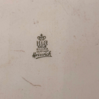 ​Фарфоровый пласт «Букет цветов», Германия, мануфактура "Heinrich", XX век