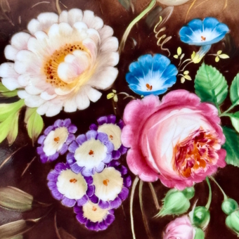 ​Фарфоровый пласт «Букет цветов», Германия, мануфактура "Heinrich", XX век