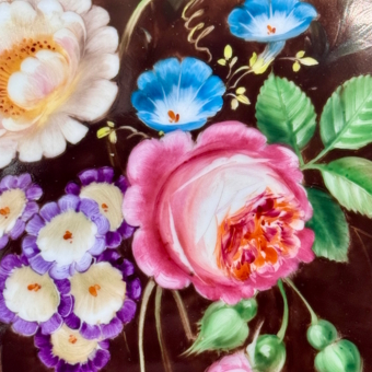 ​Фарфоровый пласт «Букет цветов», Германия, мануфактура "Heinrich", XX век