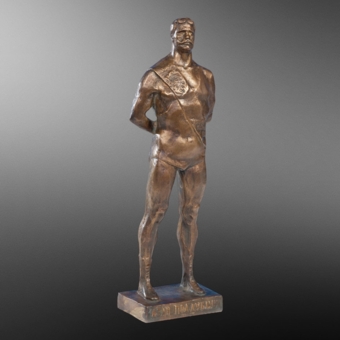 ​Скульптура "Иван Поддубный", СССР, завод "Монументскульптура​", 1970-е гг., Мурзин А.А.