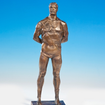 ​Скульптура "Иван Поддубный", СССР, завод "Монументскульптура​", 1970-е гг., Мурзин А.А.