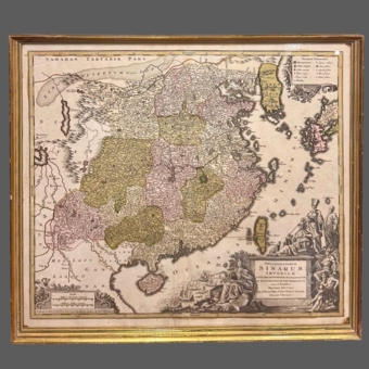 ​Карта Китайской Империи, Германия, 1760-е гг.