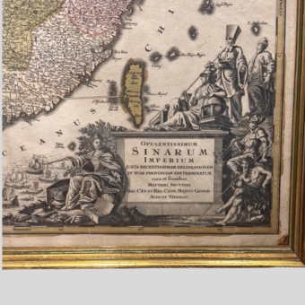 ​Карта Китайской Империи, Германия, 1760-е гг.