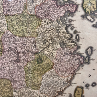 ​Карта Китайской Империи, Германия, 1760-е гг.