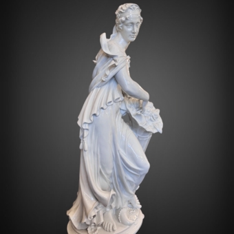 ​Скульптура «Флора», Германия, фабрика «Aelteste Volkstedt», 1940-е гг., Г. Оппель 