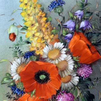 Пласт «Цветочный букет», Германия, сер. XX века