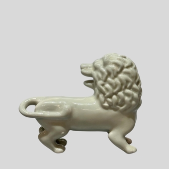 ​Скульптура «Лев», СССР, Дулёвский фарфоровый завод, 1950-е гг., Сотников А.Г.