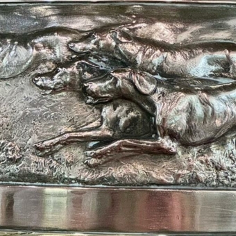 ​Набор для крюшона с сюжетамии охоты, Германия, мануфактура "WMF", XX век