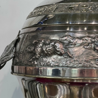 ​Набор для крюшона с сюжетамии охоты, Германия, мануфактура "WMF", XX век