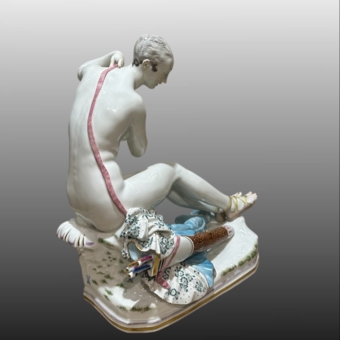 Скульптура "Сидящая Диана", мануфактура "Мейсен", 1924-1934, Шойрих П.П.