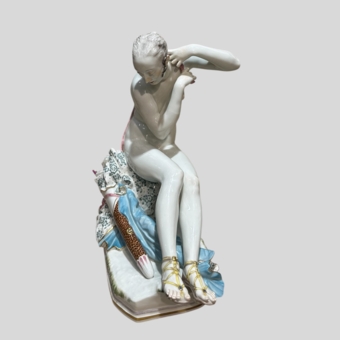 Скульптура "Сидящая Диана", мануфактура "Мейсен", 1924-1934, Шойрих П.П.