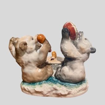 ​Чeрнильница «Mедвежaтa-cлaдкoeжки», СССР, ЛФЗ, 1950-1960-е гг.