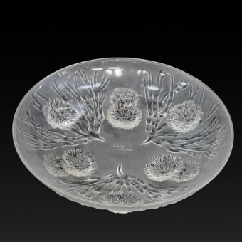 ​Ваза для фруктов «Водоросли и морские ежи», Франция, фирма "Сабино", 1930-е гг.