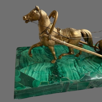 Скульптурная композиция «Ямщик в санях», Россия, XIX век