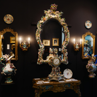 Тарелка "Мадам Виктуар", Франция, фабрика "Лахош Пале-Рояль", XIX век