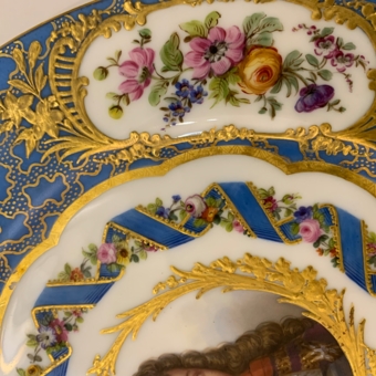 Тарелка "Луи Дофин", Франция, фабрика "Лахош Пале-Рояль", XIX век