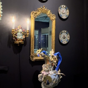 Тарелка "Мадам Жофрин", Франция, фабрика "Лахош Пале-Рояль", XIX век