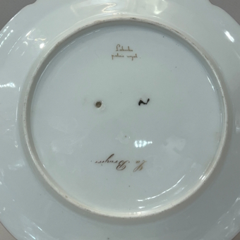 Тарелка "Дагело", Франция, фабрика "Лахош Пале-Рояль", XIX век