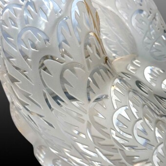 ​Парные скульптуры «Лебеди», фирма "Лалик", XX век, Р. Лалик