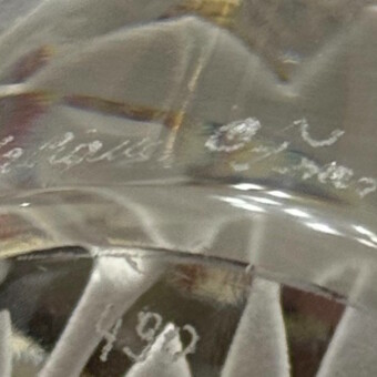 ​Парные скульптуры «Лебеди», фирма "Лалик", XX век, Р. Лалик