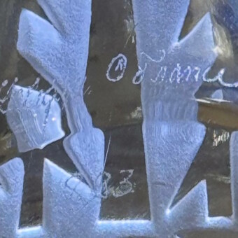 ​Парные скульптуры «Лебеди», фирма "Лалик", XX век, Р. Лалик