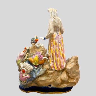 Скульптура "Хозяйка Медной горы", СССР, Дулёвский фарфоровый завод, 1958 г., Кожин П.М. 