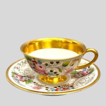 ​Чайный набор, СССР, фабрика "М.С. Кузнецова", 1937 год
