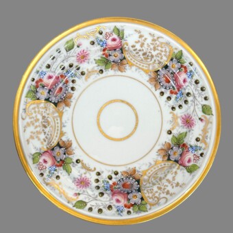 ​Чайный набор, СССР, фабрика "М.С. Кузнецова", 1937 год