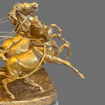 Скульптура «Римский возничий», Италия, ХХ век, А. Ванетти