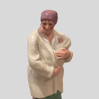 ​Скульптура «Горькая доля», СССР, Дмитровский фарфоровый завод, 1930-1931 гг.