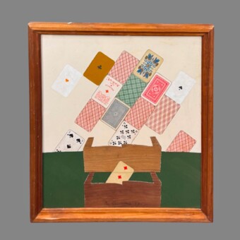 Немухин В.Н., "Карточный дождь", ​1997 год
