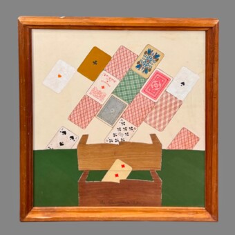 Немухин В.Н., "Карточный дождь", ​1997 год