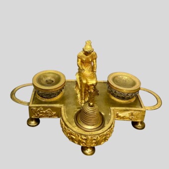​Чернильный прибор с женской фигурой, Россия, 1830-1840-е гг.